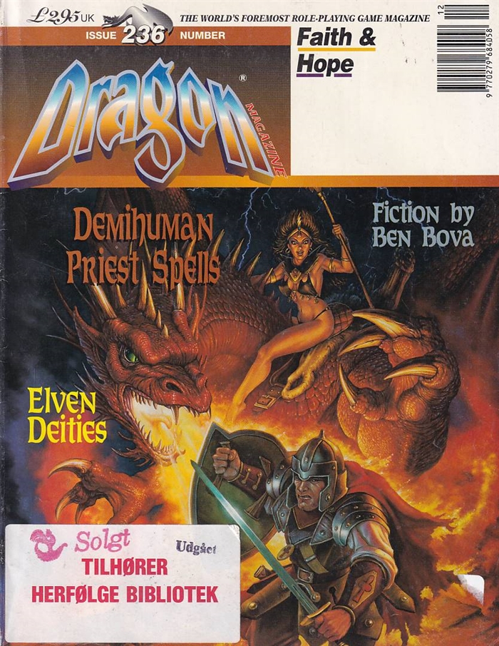 Dragon Magazine - Issue 236 - Library Magazine (B Grade) (Genbrug)